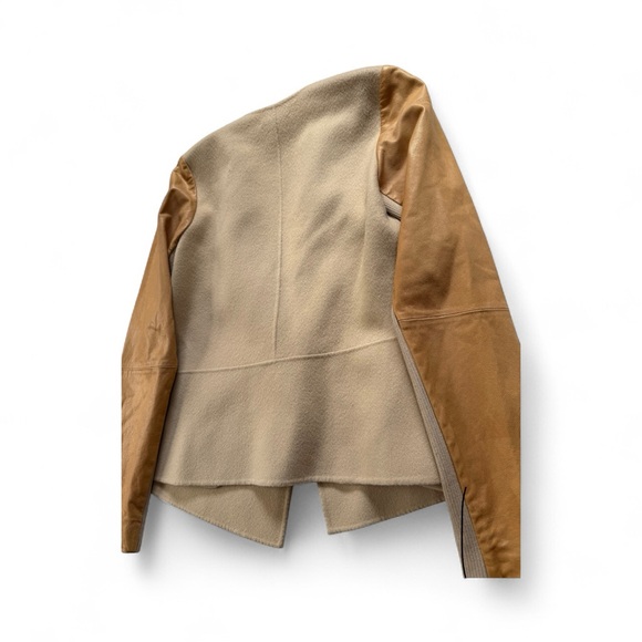 NWT Vince Cream and Tan Women's Blazer - Picture 3 of 5